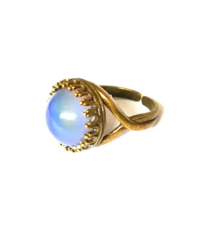 Bronzed Circular Crown Setting Mood Ring