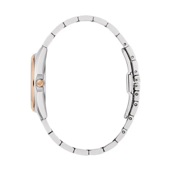 Bulova Surveyor Ladies Two Tone Diamond and Mother of Pearl  Dial Watch