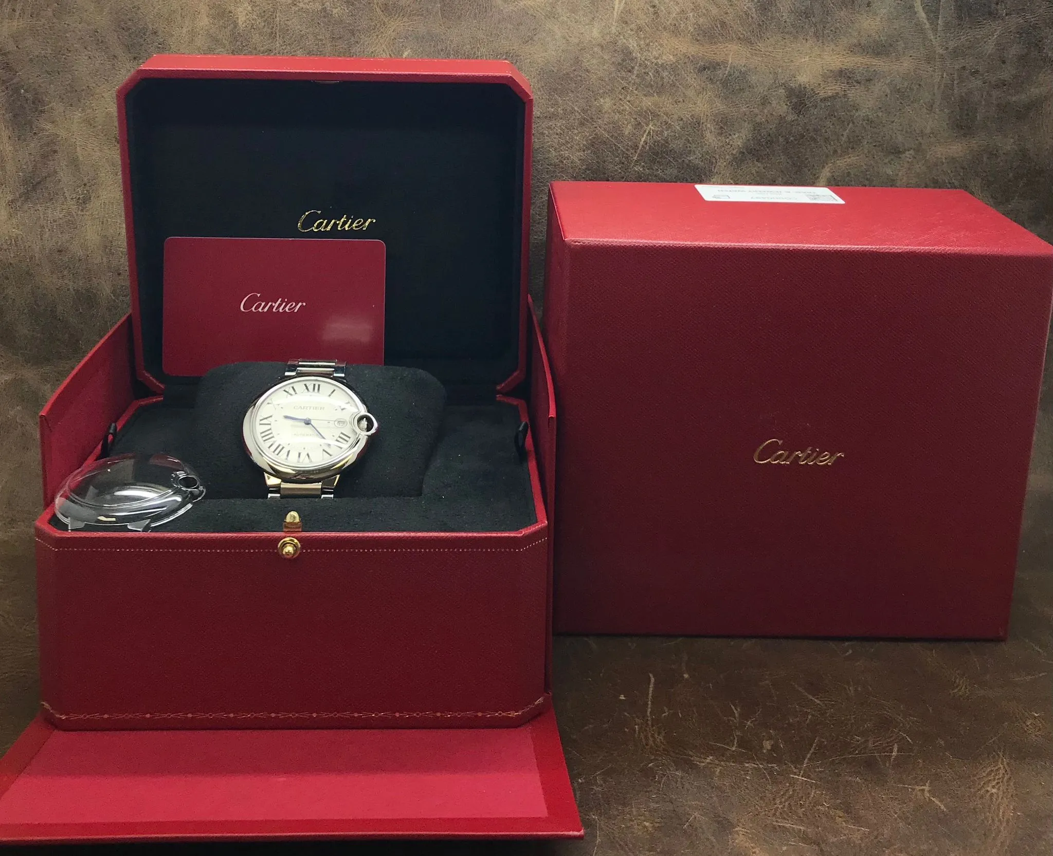 Cartier Ballon Bleu 42mm WSBB0049 White Dial Automatic Men's Watch