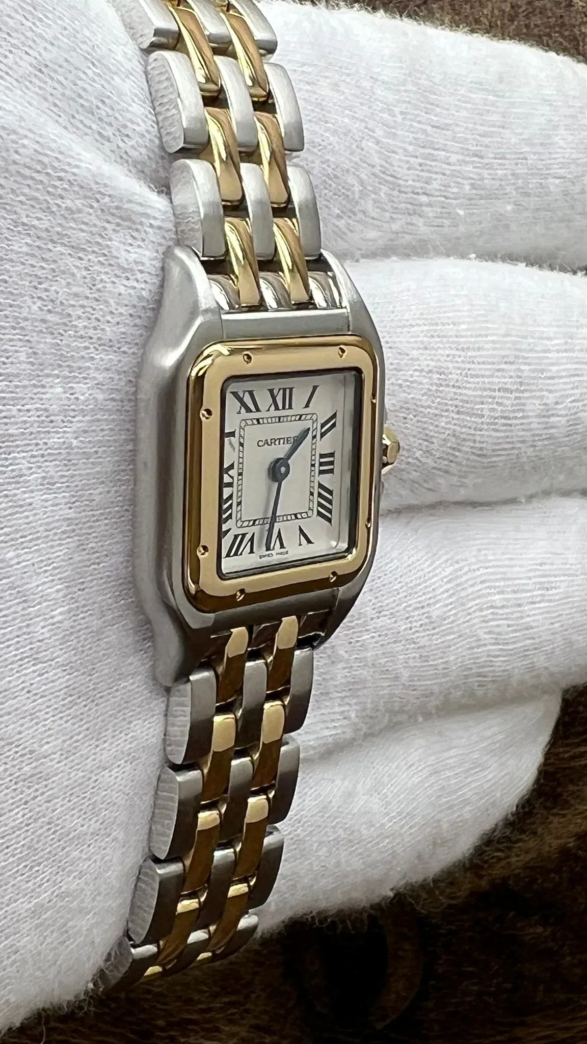 Cartier Panthere 4023 W2PN0006 Silver Roman Dial Quartz Women's Watch