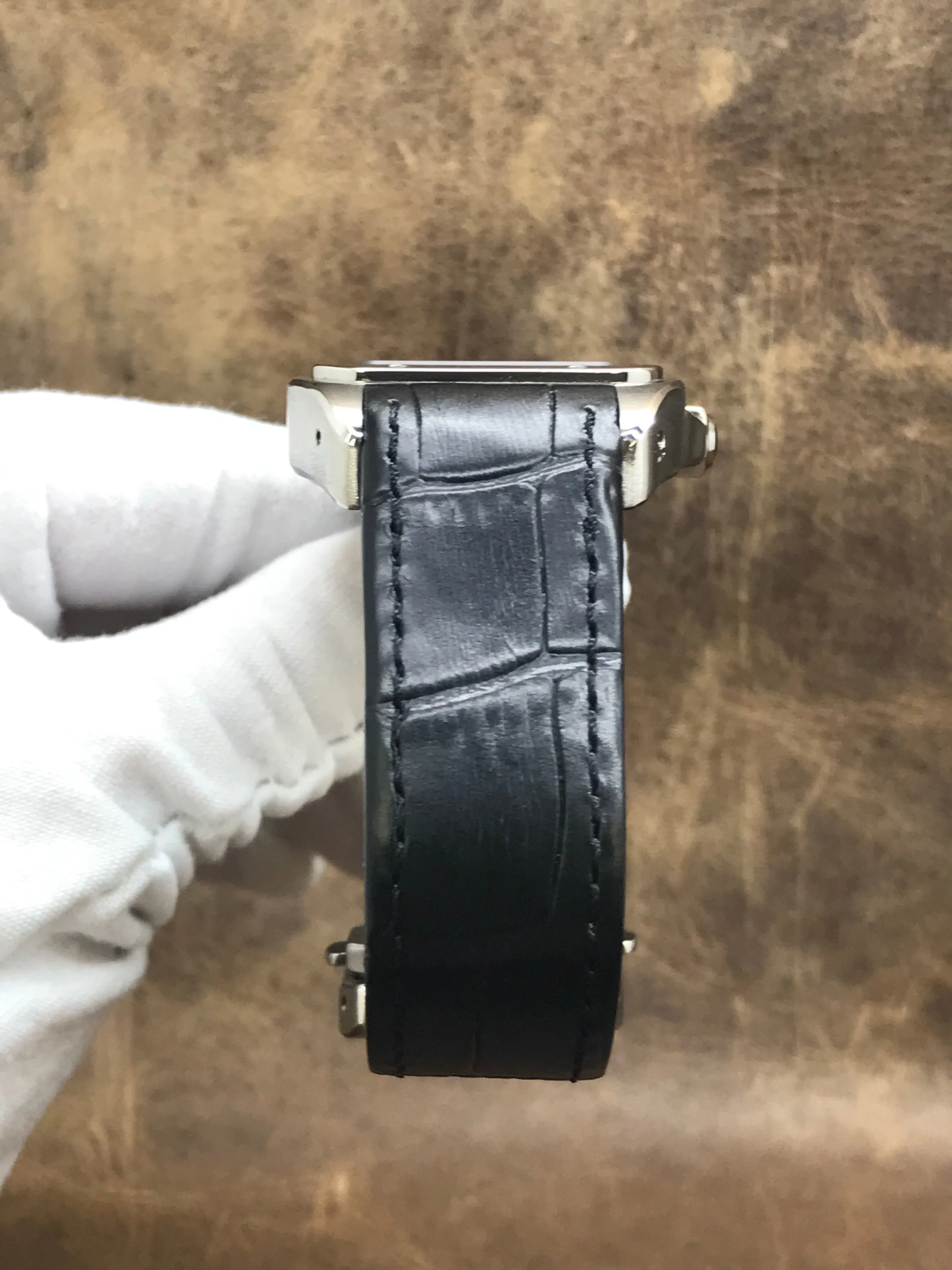 Cartier Santos 100 Midsize 2878 Black Dial Automatic Watch