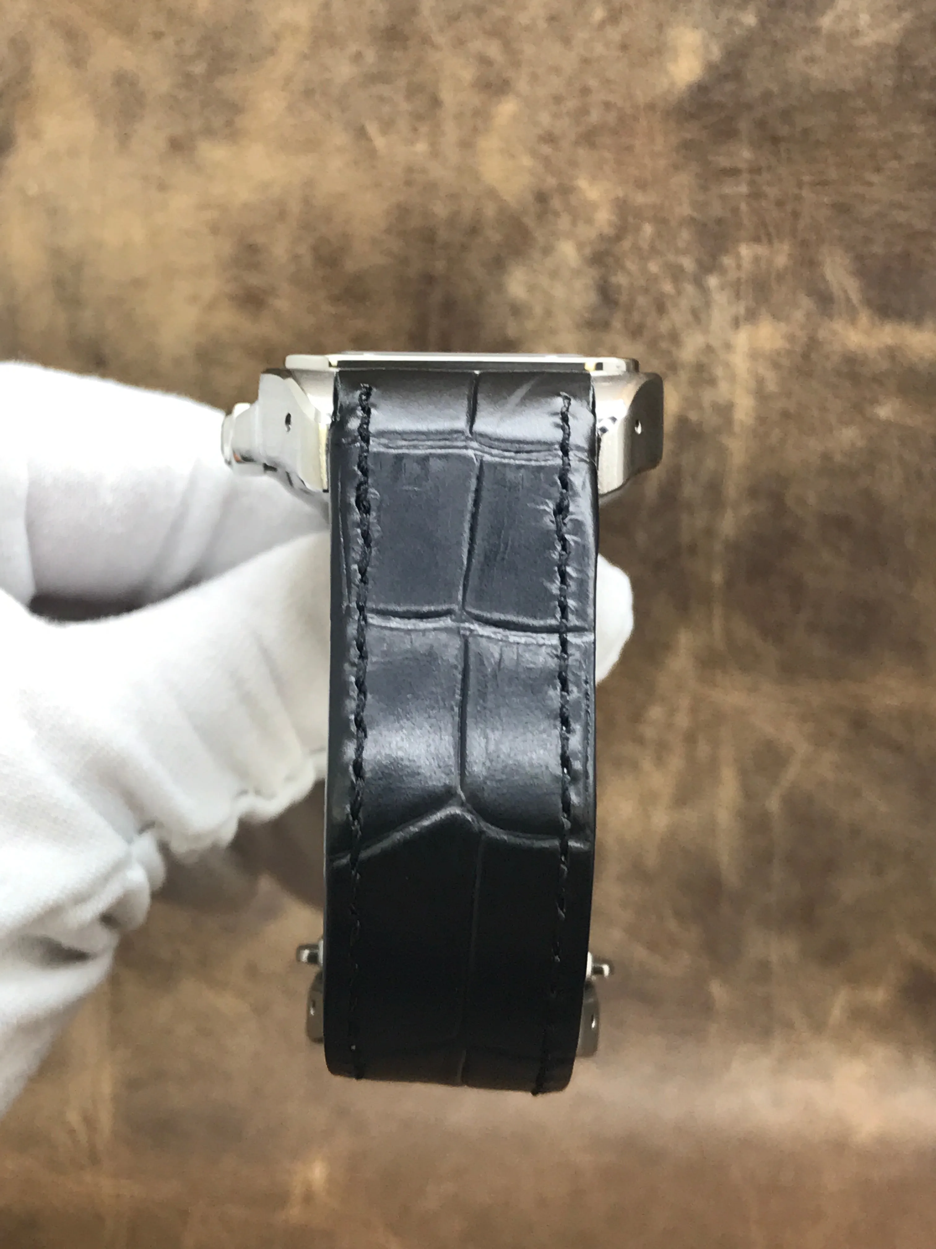 Cartier Santos 100 Midsize 2878 Black Dial Automatic Watch