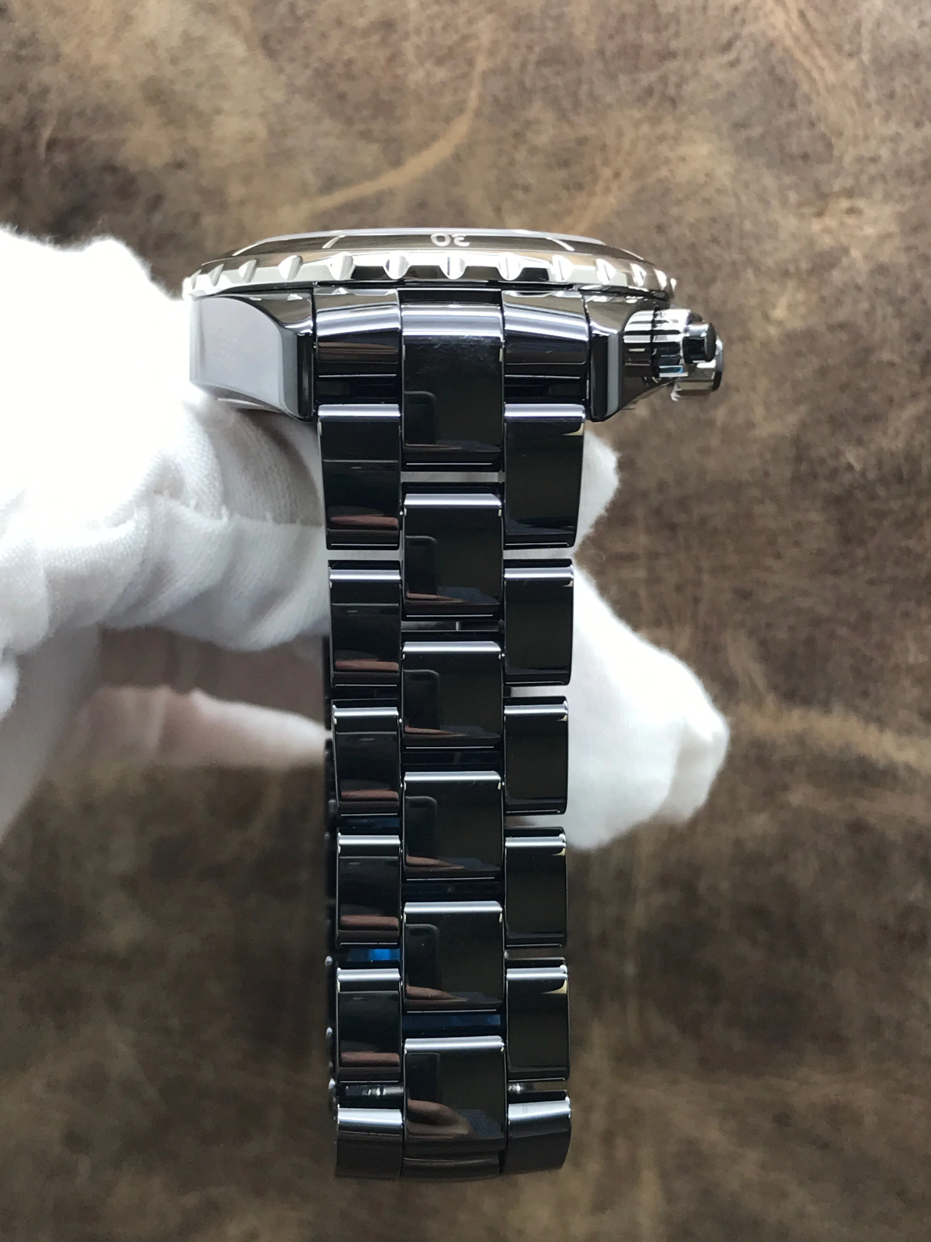 Chanel J12 Chronograph H0940 Black Dial Automatic Men's Watch