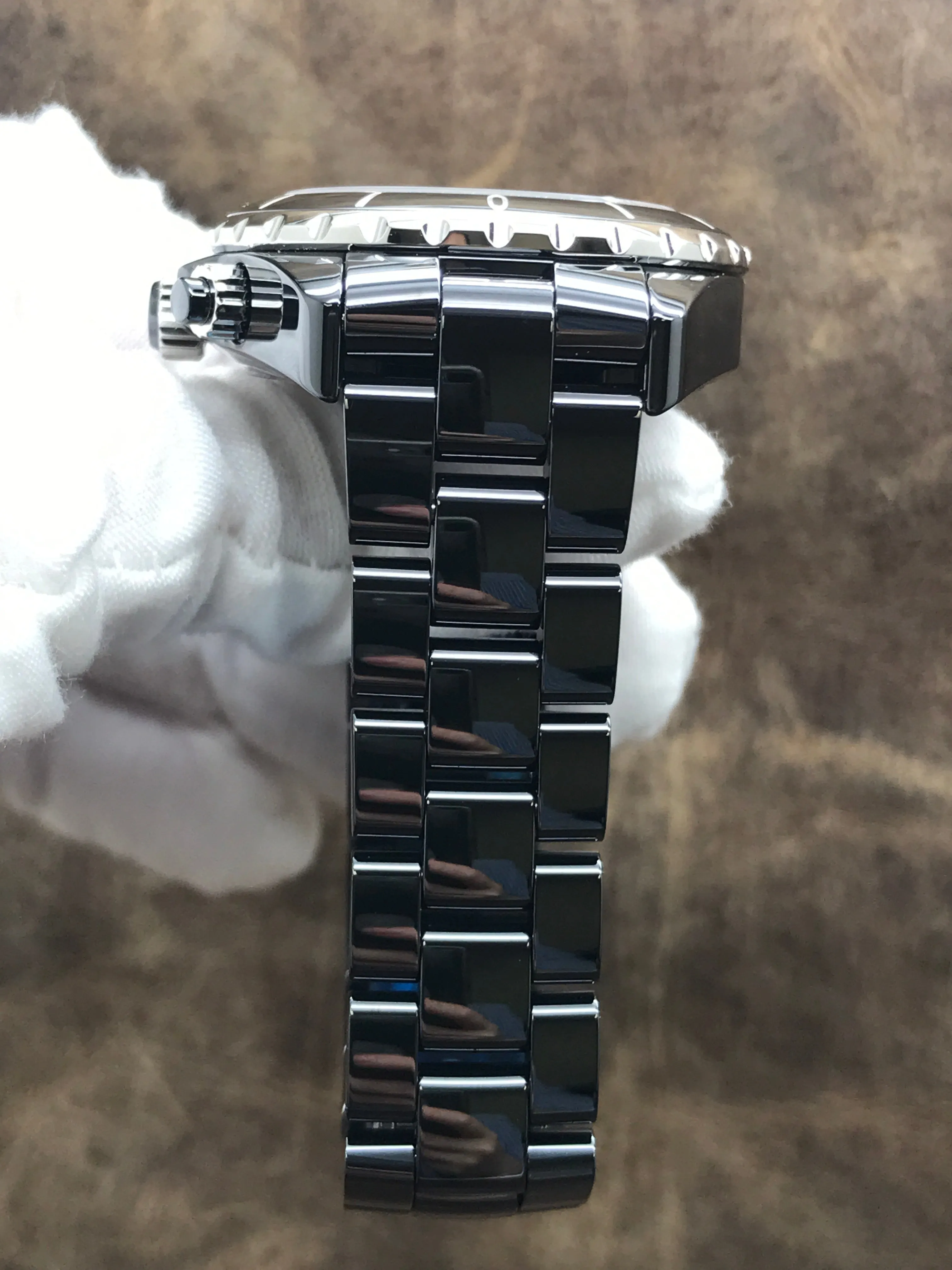 Chanel J12 Chronograph H0940 Black Dial Automatic Men's Watch