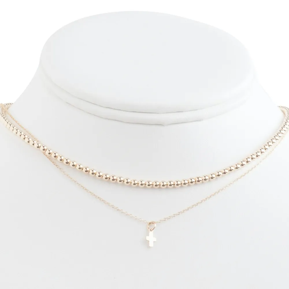 Choker Classic Gold 15” 3mm Bead