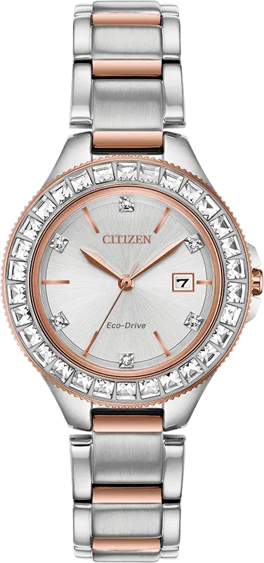 Citizen Eco Drive Silhouette Crystal Women's Watch FE1196-57A