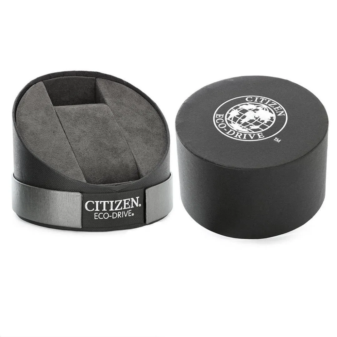 Citizen Women's EW9944-01E Eco-Drive Dress Black Leather Band Black Dial Watch