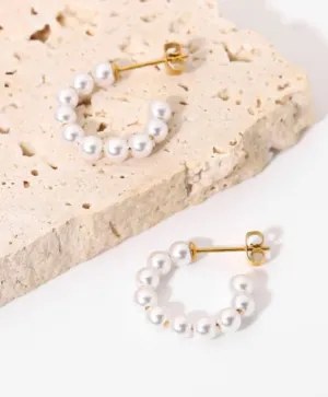 CLEMENTINE PEARL HOOP