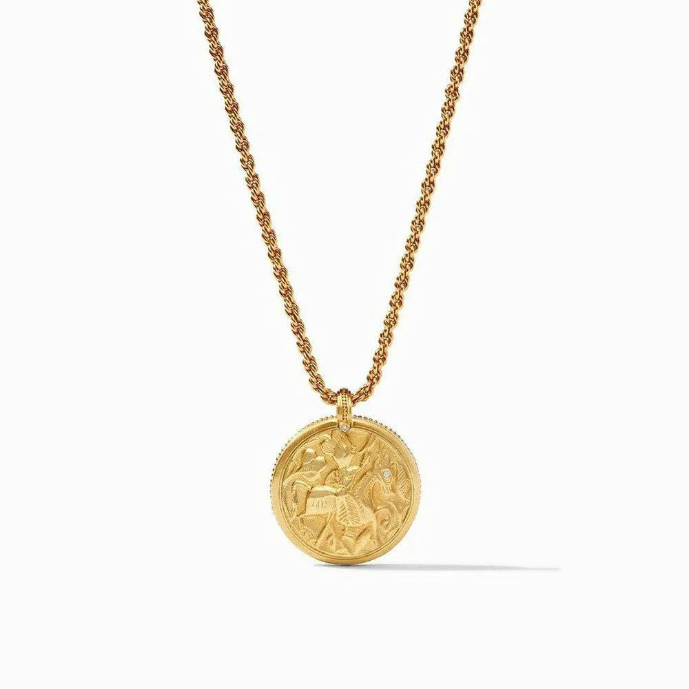 Coin Statement Pendant Mother of Pearl