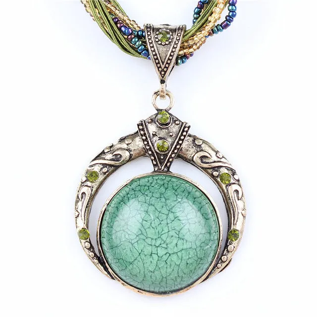 Collier Femme Women Pendant Accessories Vintage Statement Necklaces & Pendants Collar Mujer Boho Bohemian Colar Jewelry Bijoux
