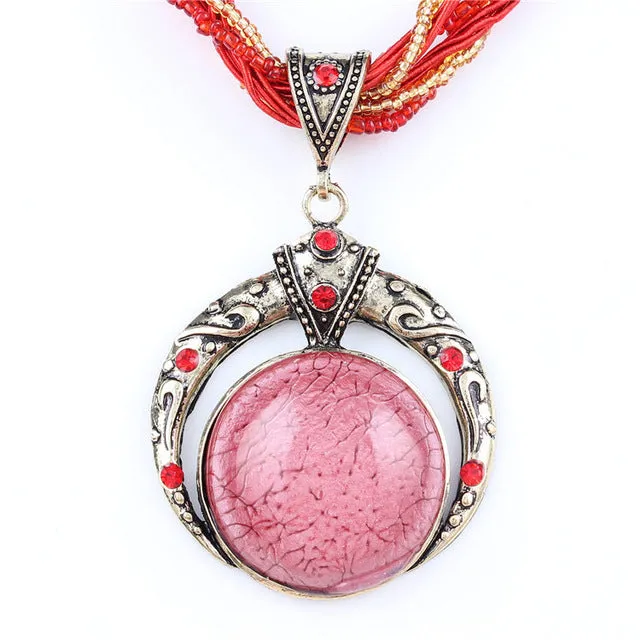 Collier Femme Women Pendant Accessories Vintage Statement Necklaces & Pendants Collar Mujer Boho Bohemian Colar Jewelry Bijoux