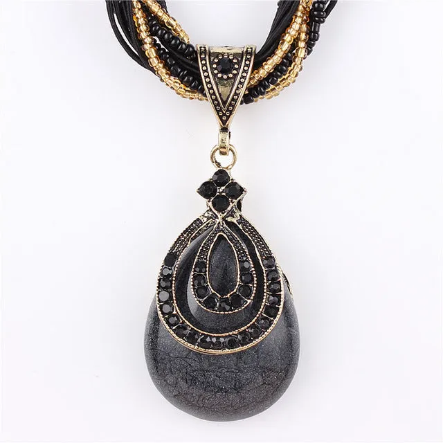 Collier Femme Women Pendant Accessories Vintage Statement Necklaces & Pendants Collar Mujer Boho Bohemian Colar Jewelry Bijoux