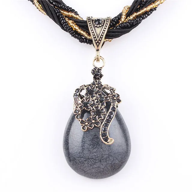 Collier Femme Women Pendant Accessories Vintage Statement Necklaces & Pendants Collar Mujer Boho Bohemian Colar Jewelry Bijoux