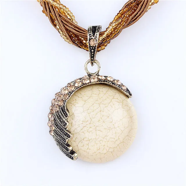 Collier Femme Women Pendant Accessories Vintage Statement Necklaces & Pendants Collar Mujer Boho Bohemian Colar Jewelry Bijoux