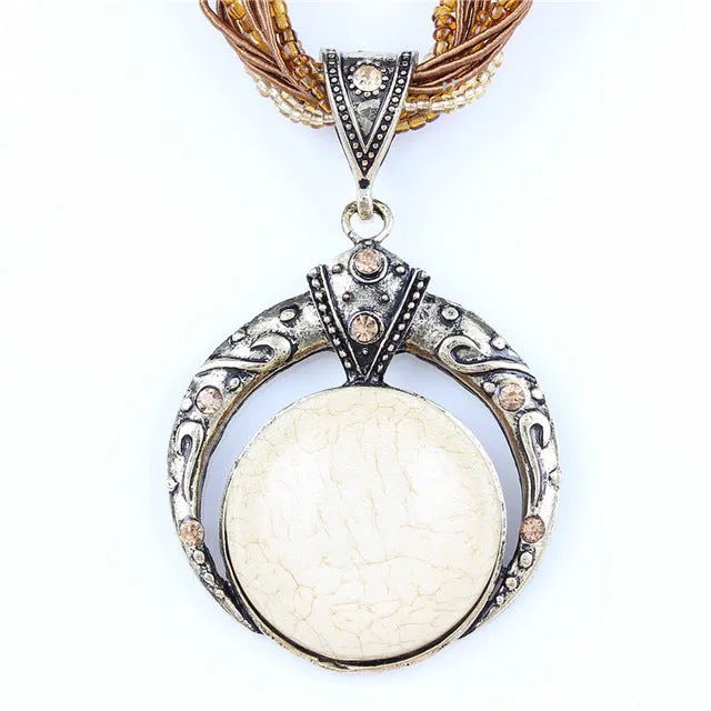 Collier Femme Women Pendant Accessories Vintage Statement Necklaces & Pendants Collar Mujer Boho Bohemian Colar Jewelry Bijoux