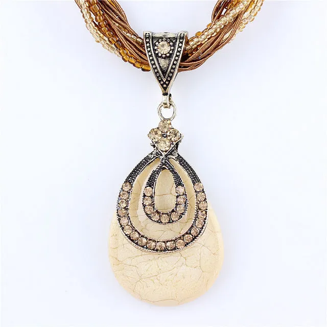 Collier Femme Women Pendant Accessories Vintage Statement Necklaces & Pendants Collar Mujer Boho Bohemian Colar Jewelry Bijoux