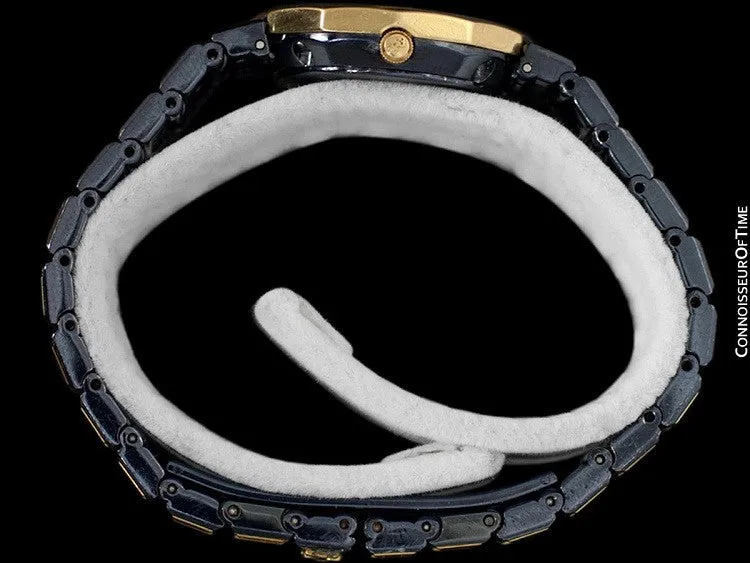Corum Admirals Cup Ladies Nautical Watch - 18K Gold & Ceramic with Original Corum Diamonds