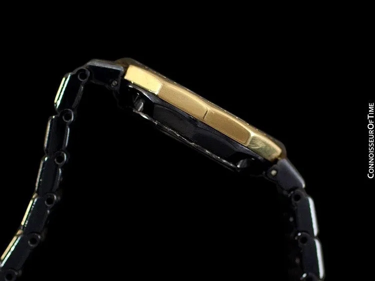 Corum Admirals Cup Ladies Nautical Watch - 18K Gold & Ceramic with Original Corum Diamonds