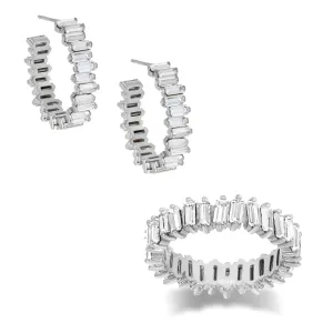 Crystal Baguette Combo Set