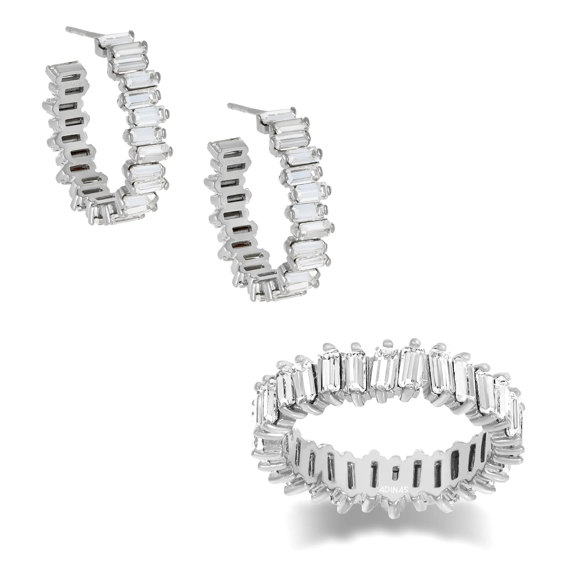 Crystal Baguette Combo Set