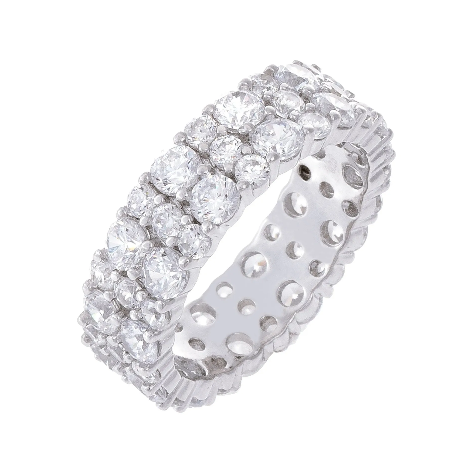 CZ Round Eternity Band