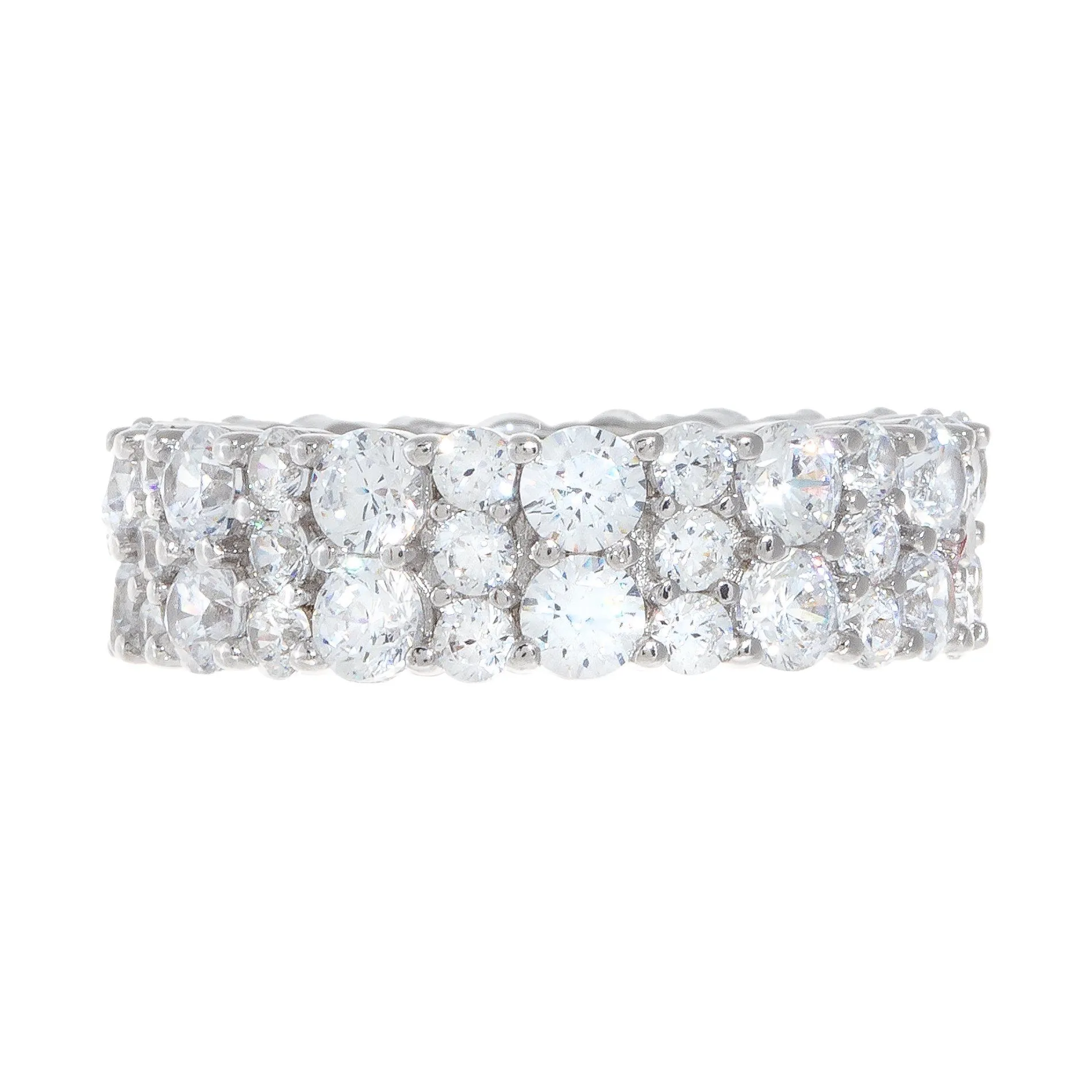 CZ Round Eternity Band
