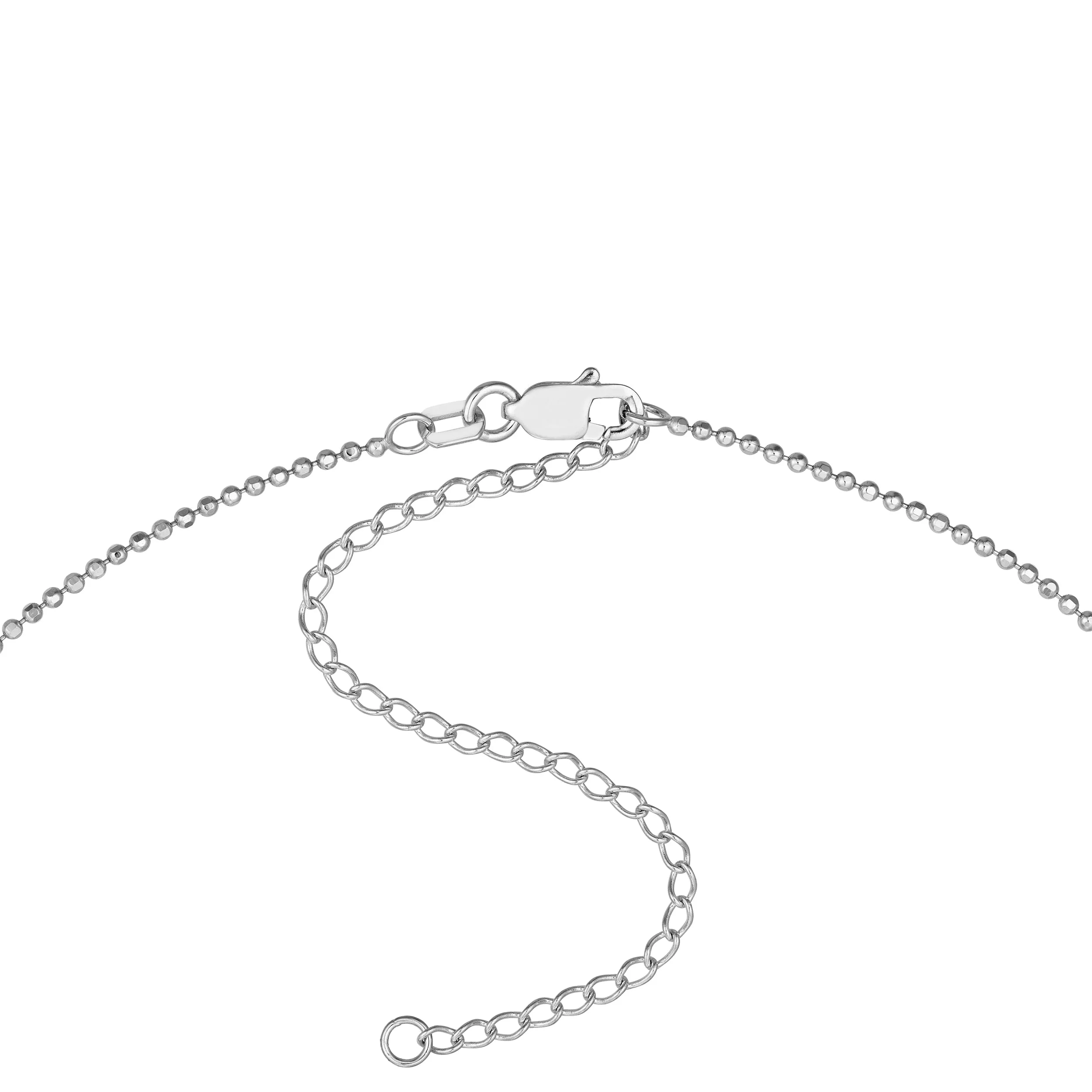 Diamond-Cut Bead Choker Chain