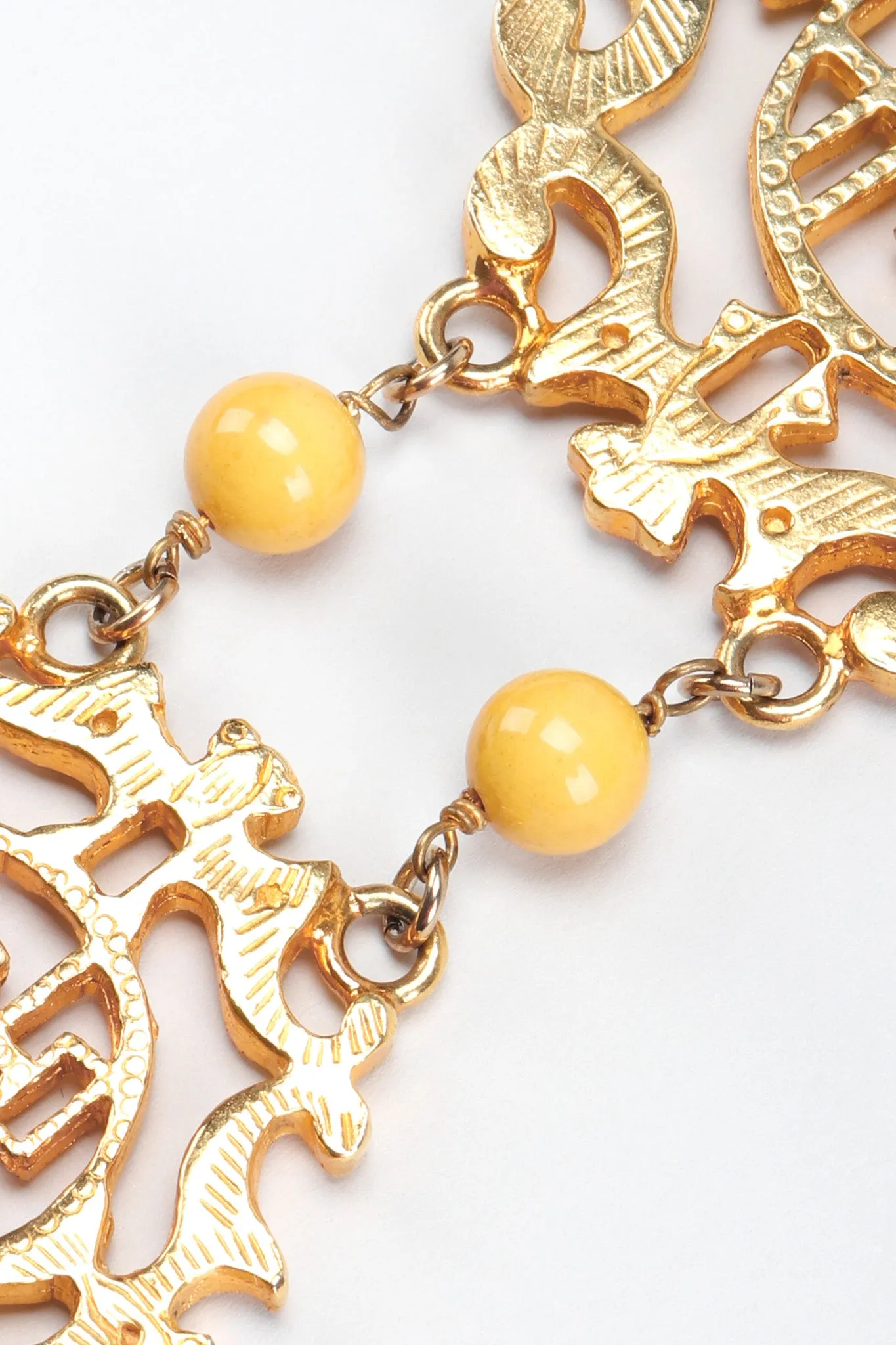 Double Happiness Plate Necklace