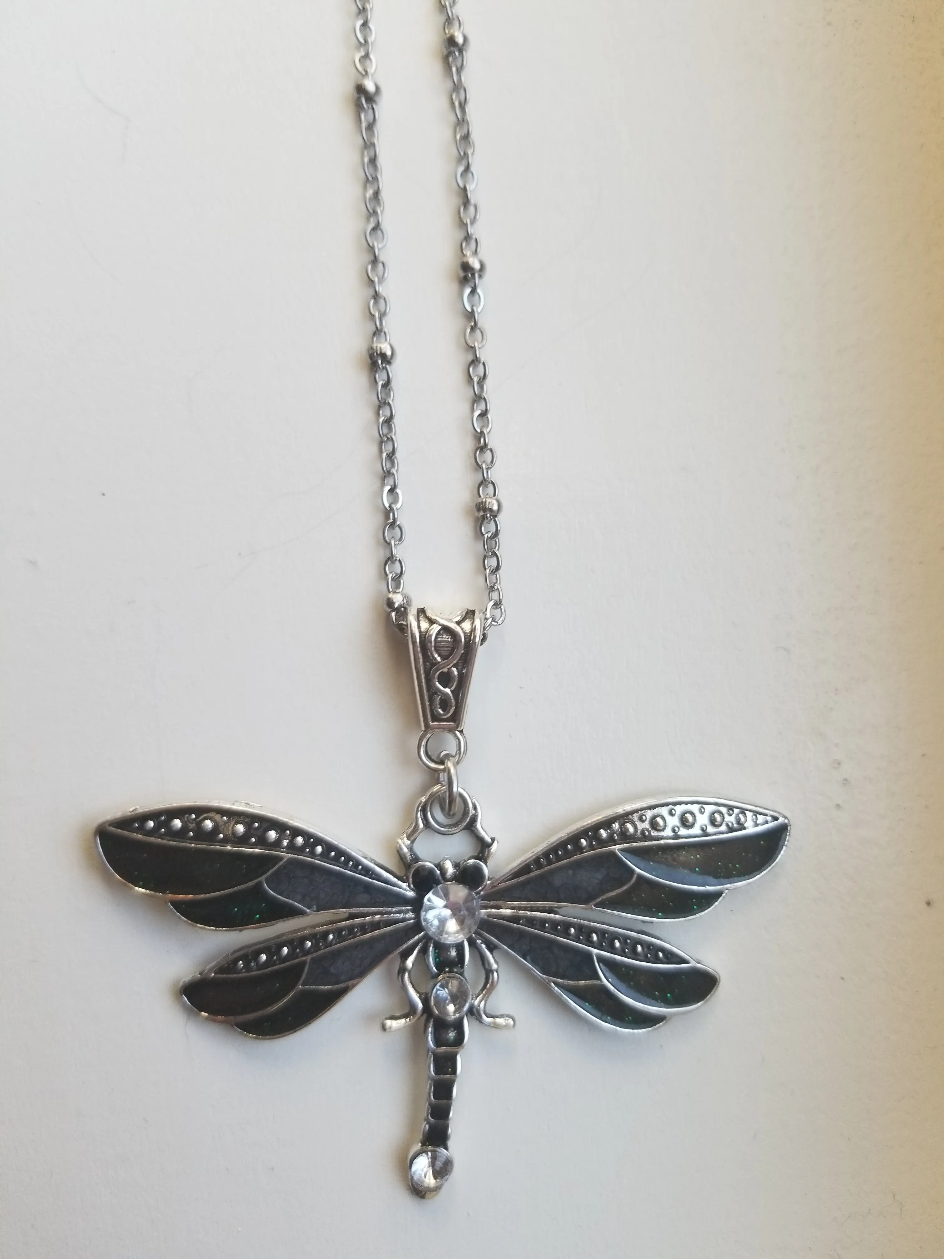 Dragon Fly necklaces - Wilhelmina Creations