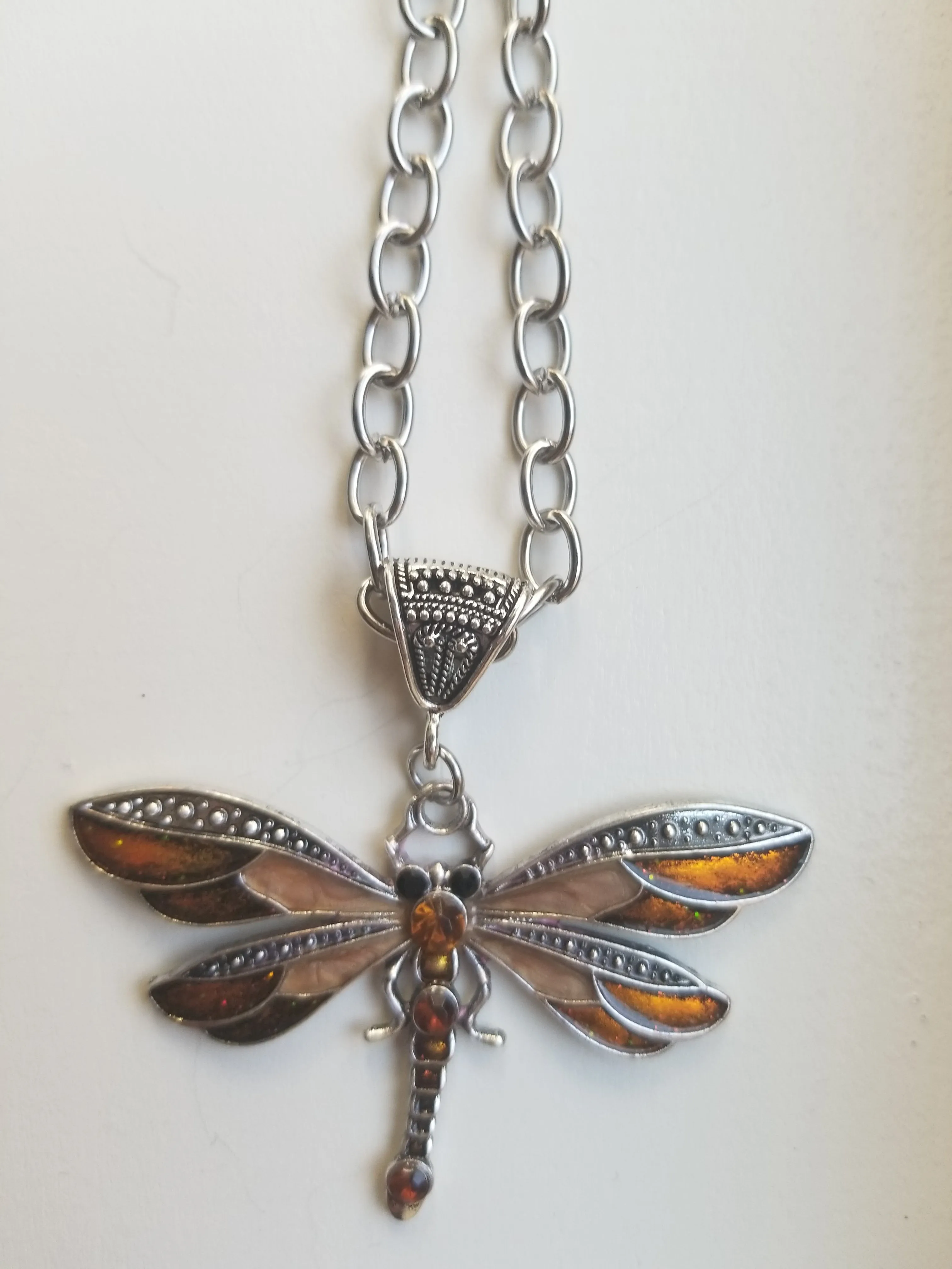Dragon Fly necklaces - Wilhelmina Creations