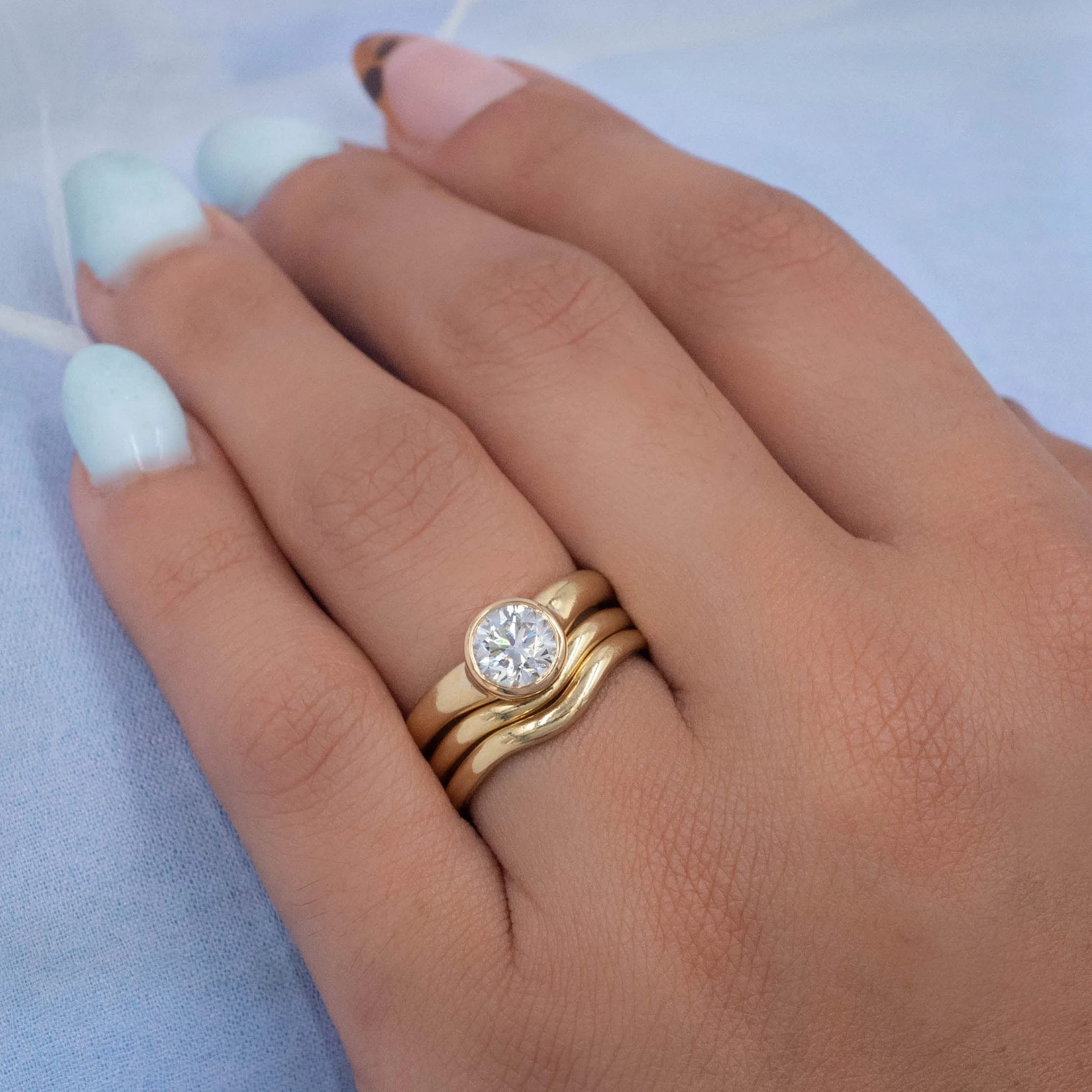 Elsa Peretti for Tiffany & Co. 3-Piece Diamond Ring