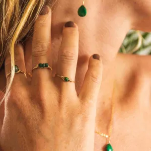 Emerald Statement Ring