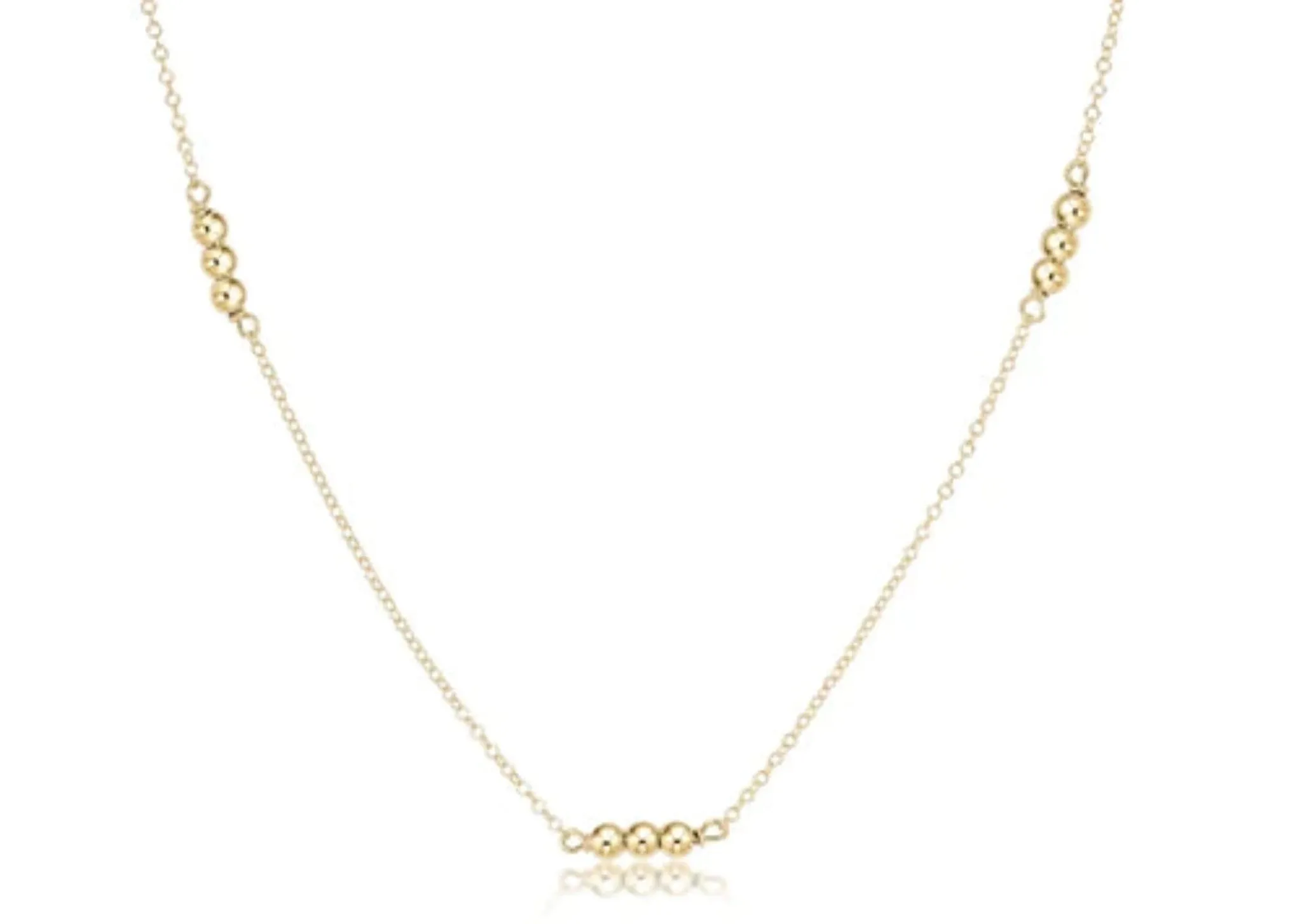Enewton Joy 17" Choker with 3mm Gold Beads