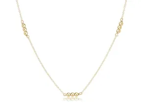 Enewton Joy 17" Choker with 3mm Gold Beads