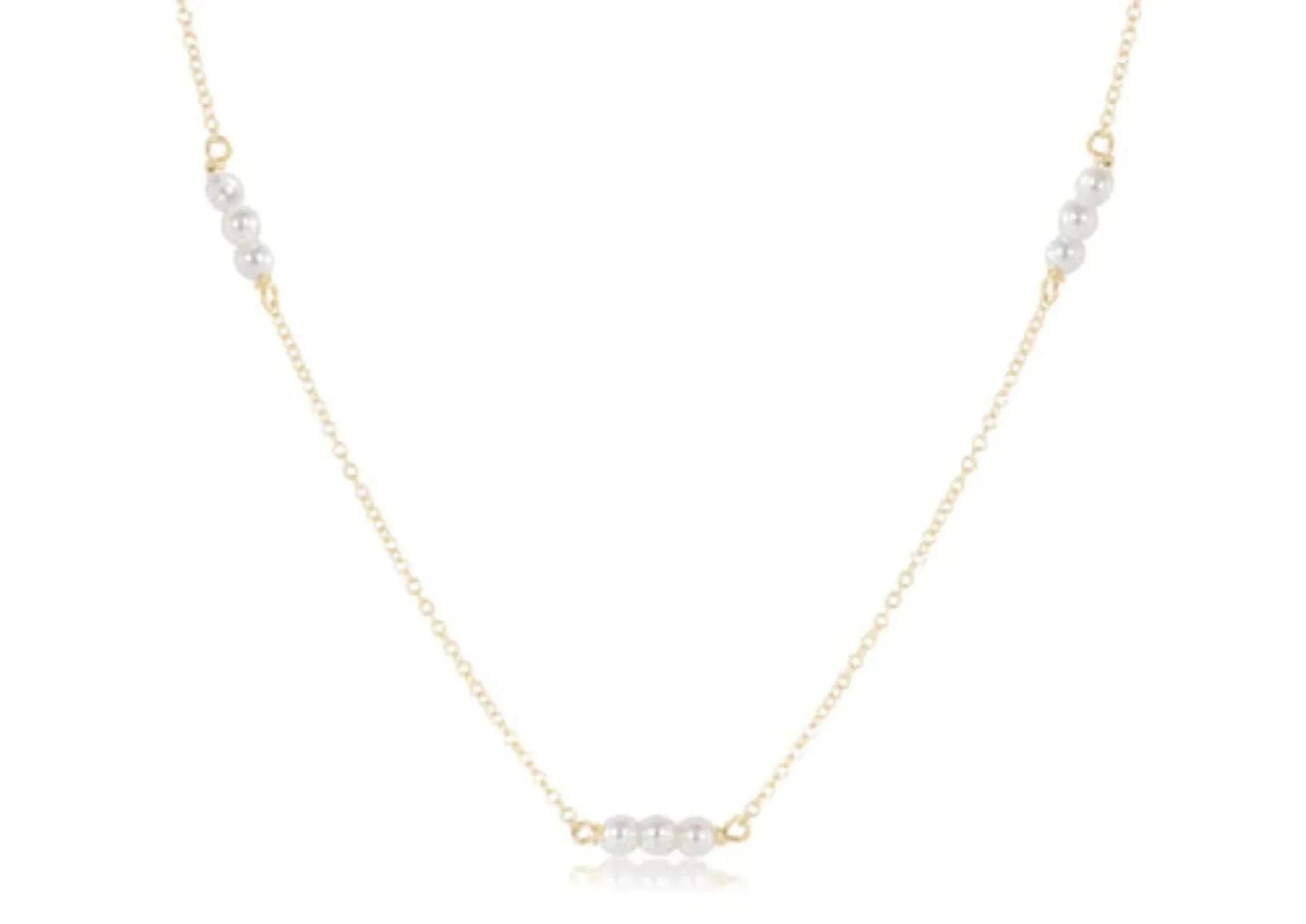 Enewton Joy 17" Choker with 4mm Pearl Beads