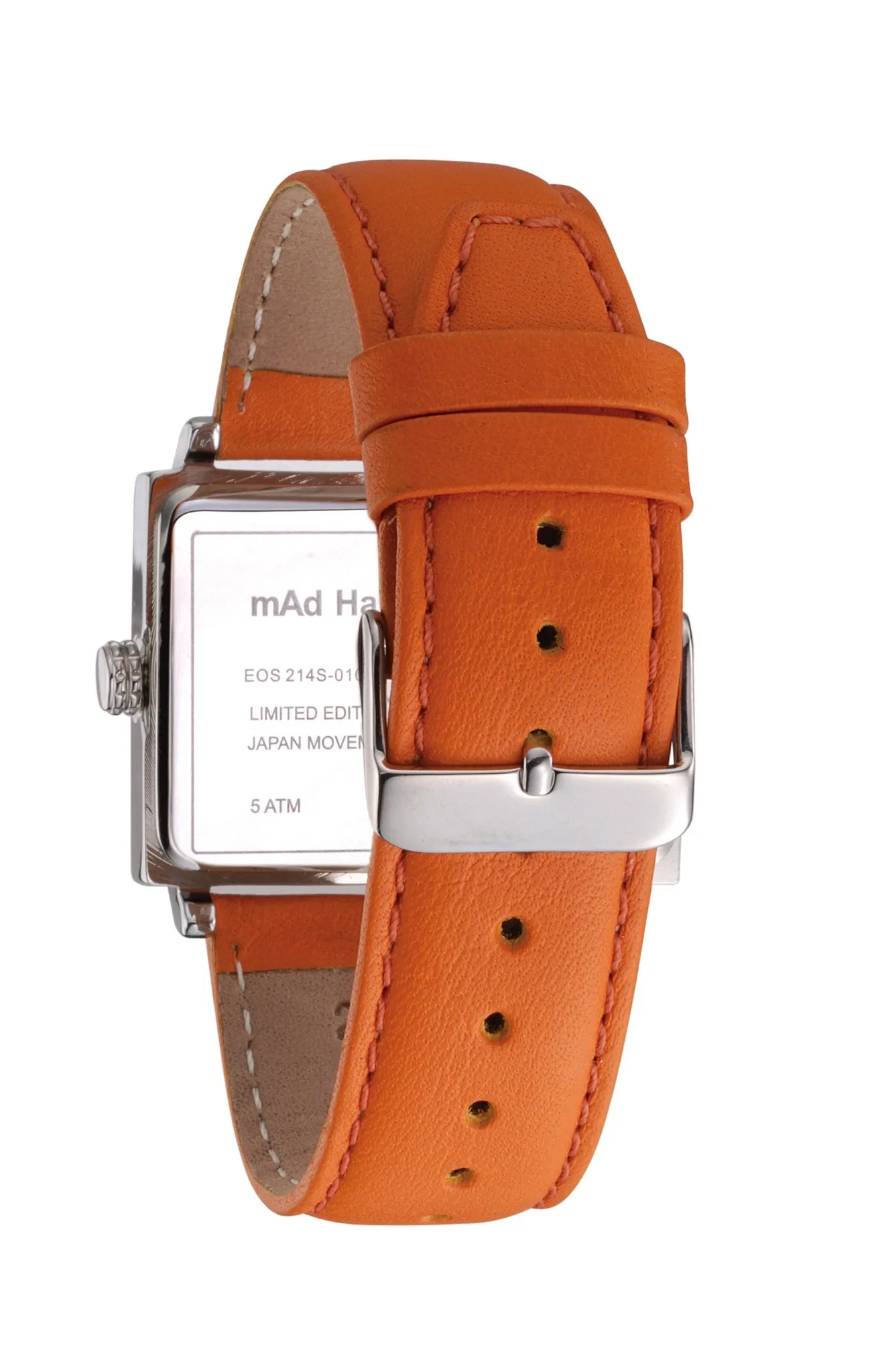 EOS NEW YORK Unisex Mad Hatter Watch in Orange