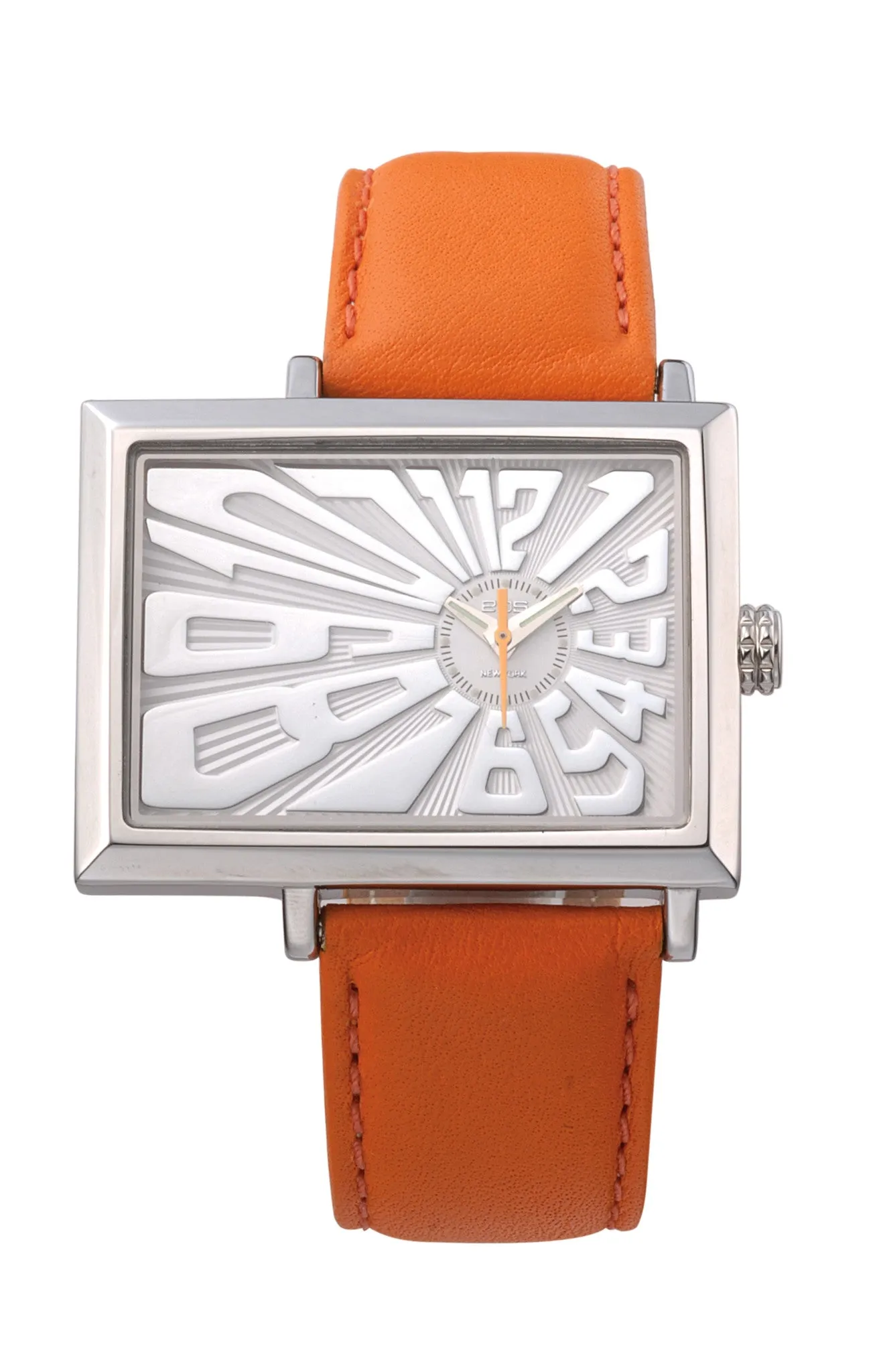 EOS NEW YORK Unisex Mad Hatter Watch in Orange