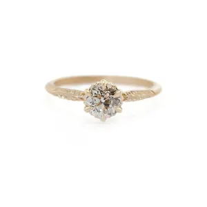Evergreen Old Mine Cut Diamond Engagement Ring