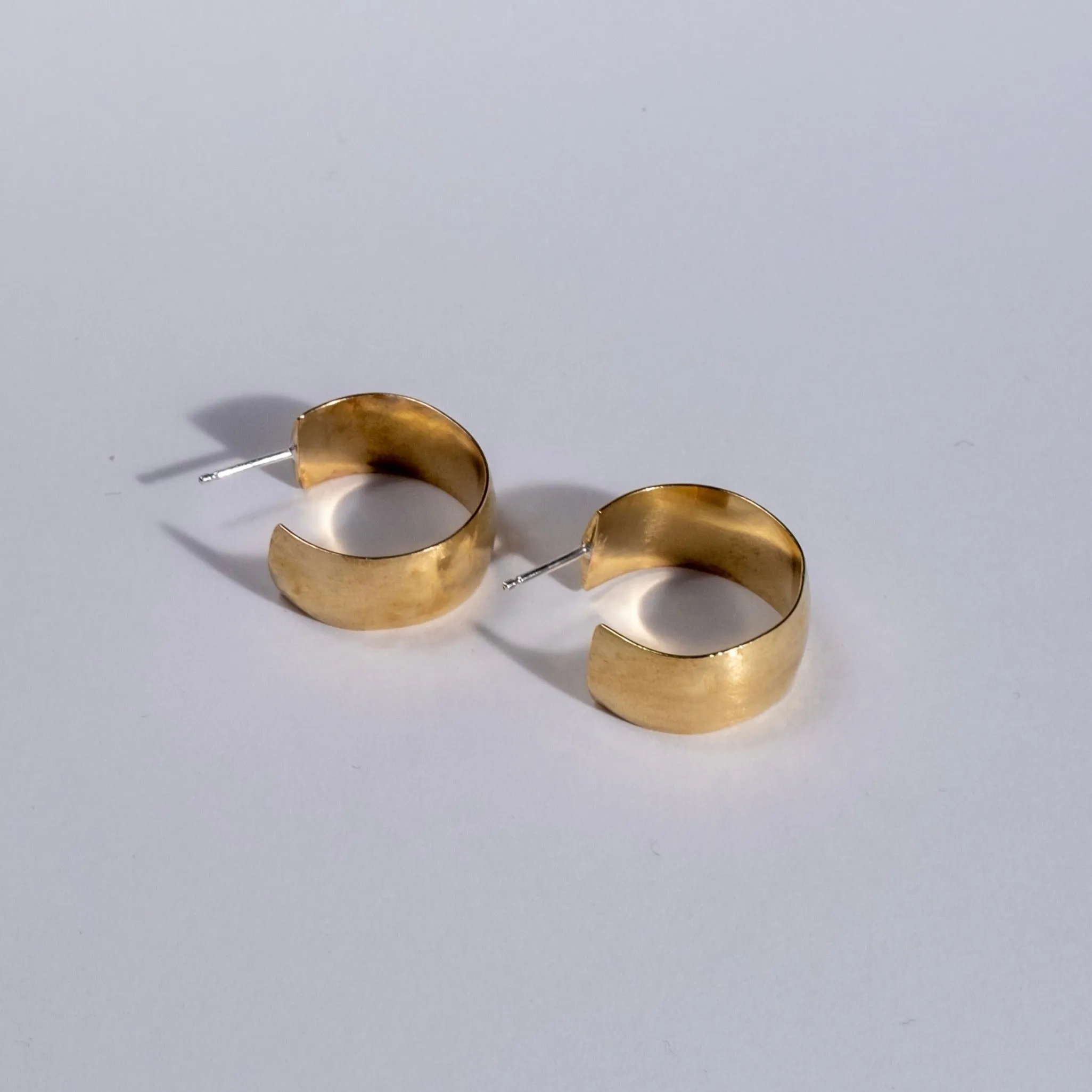 Extra Chunky Hoop Earrings in Sterling Silver