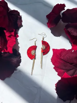 Folding Fan Earrings