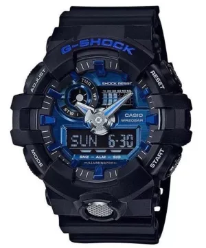 G-Shock Ana-Digi Speed Indicator Black Dial Men's Watch GA710-1A2