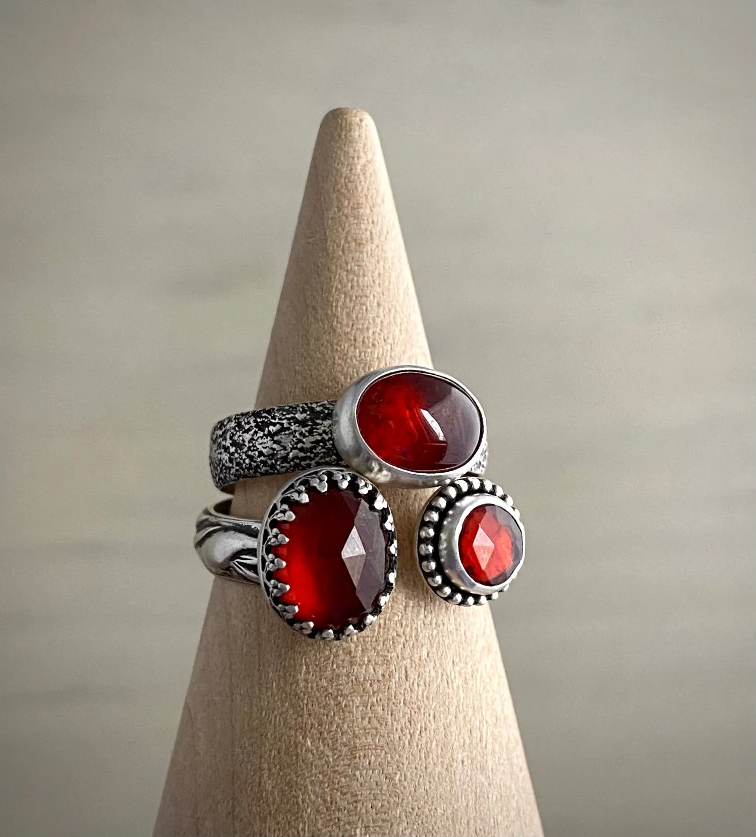 Garnet Rings