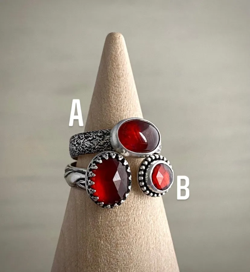 Garnet Rings