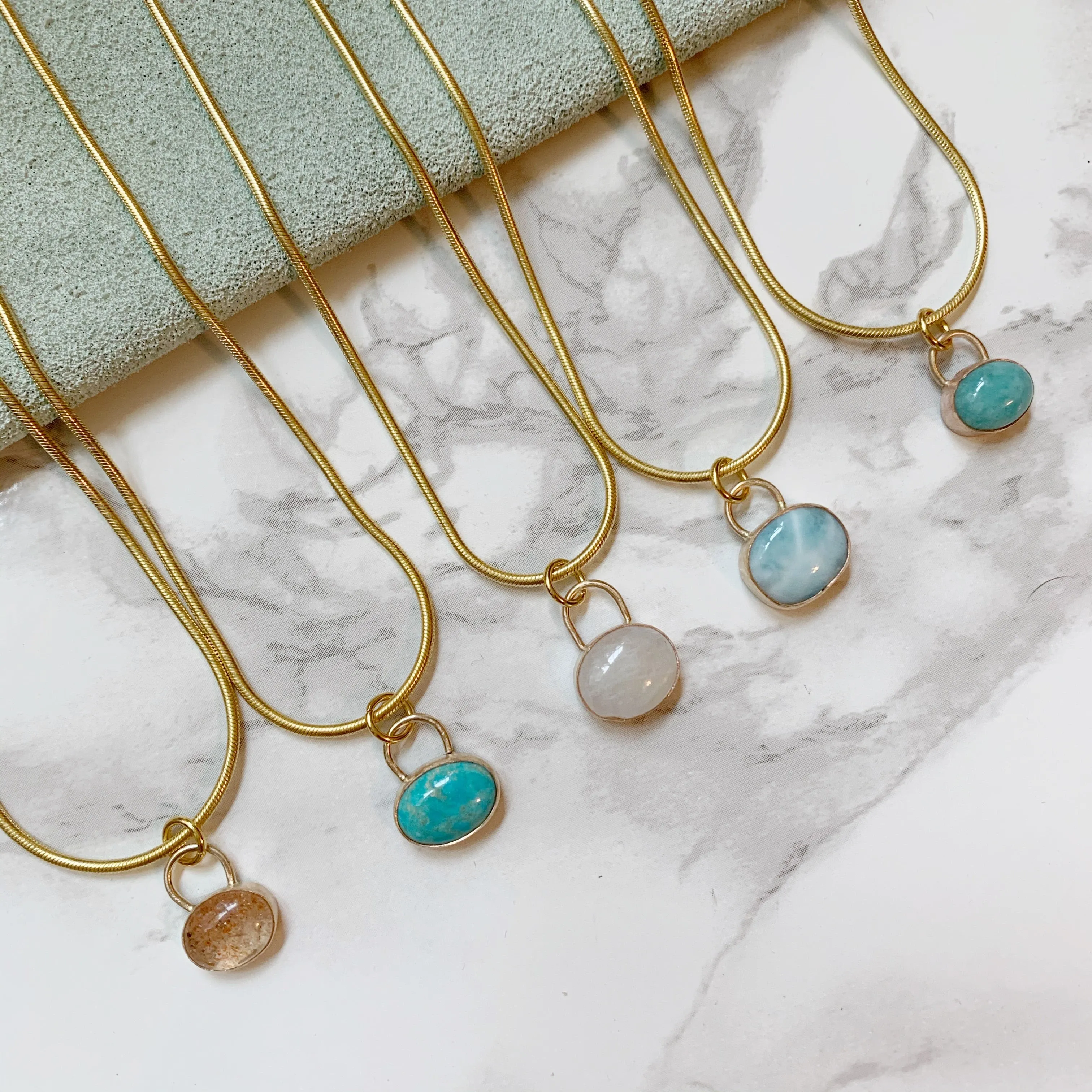 Gemstone Gold Fill Dainty