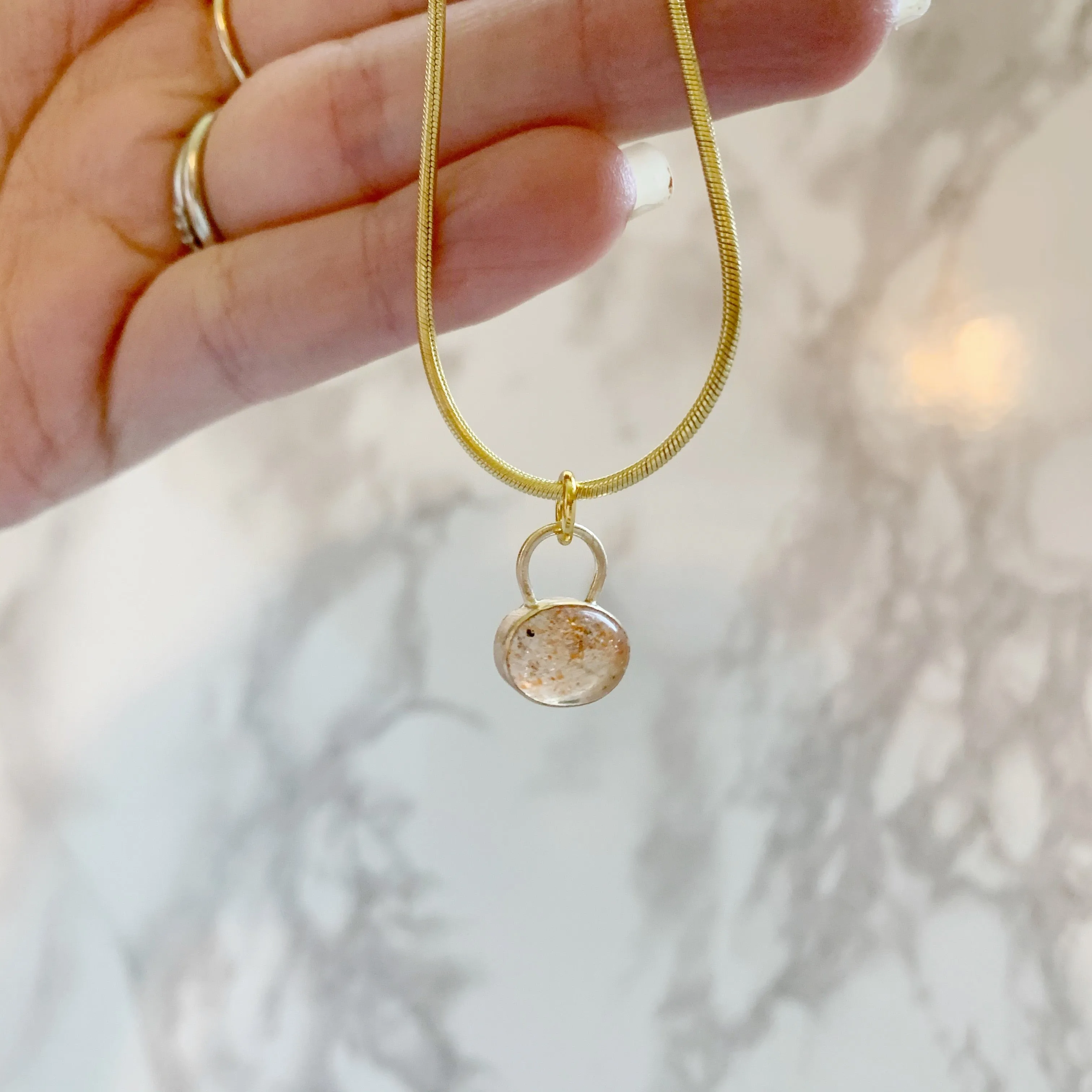 Gemstone Gold Fill Dainty