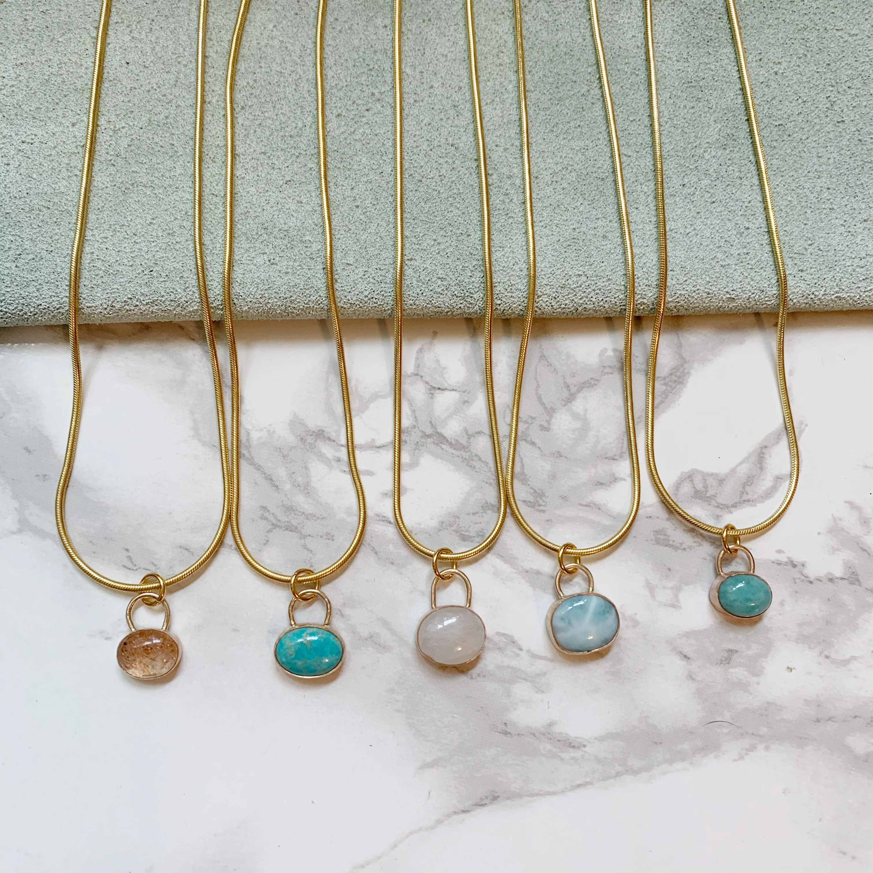 Gemstone Gold Fill Dainty