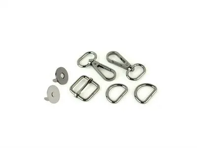 Ginger or Myrna Hardware Kit Gunmetal --- Sallie Tomato