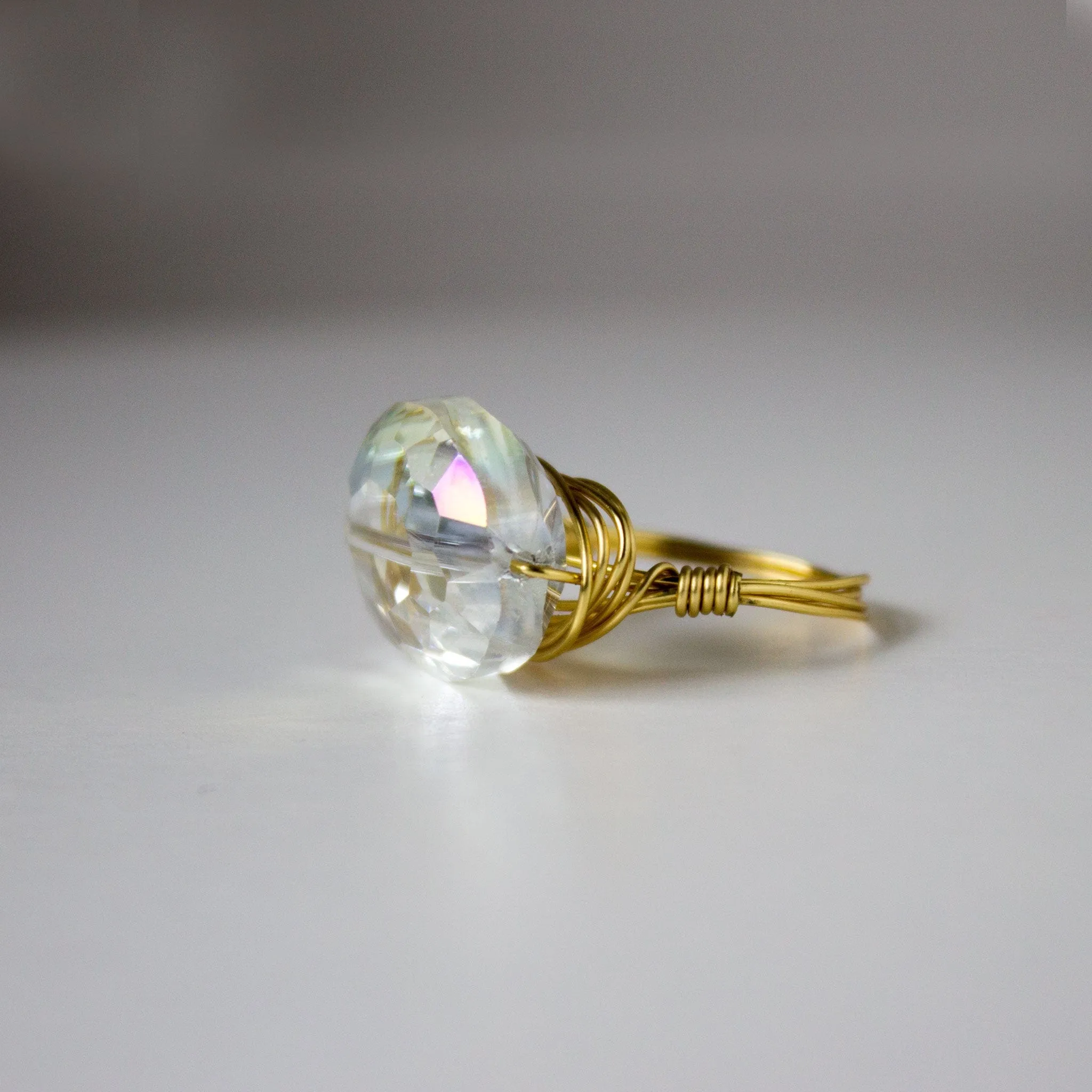 Glass Wire rings