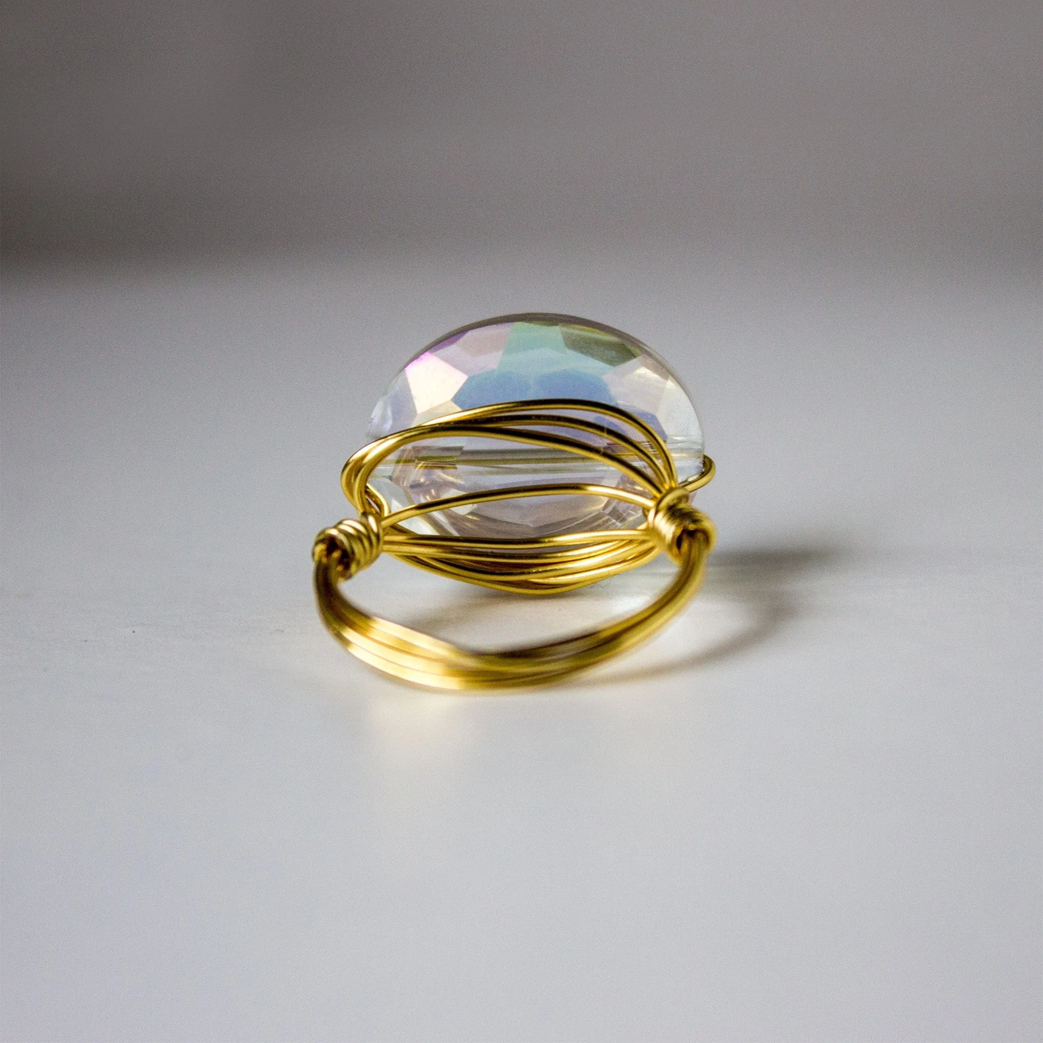 Glass Wire rings