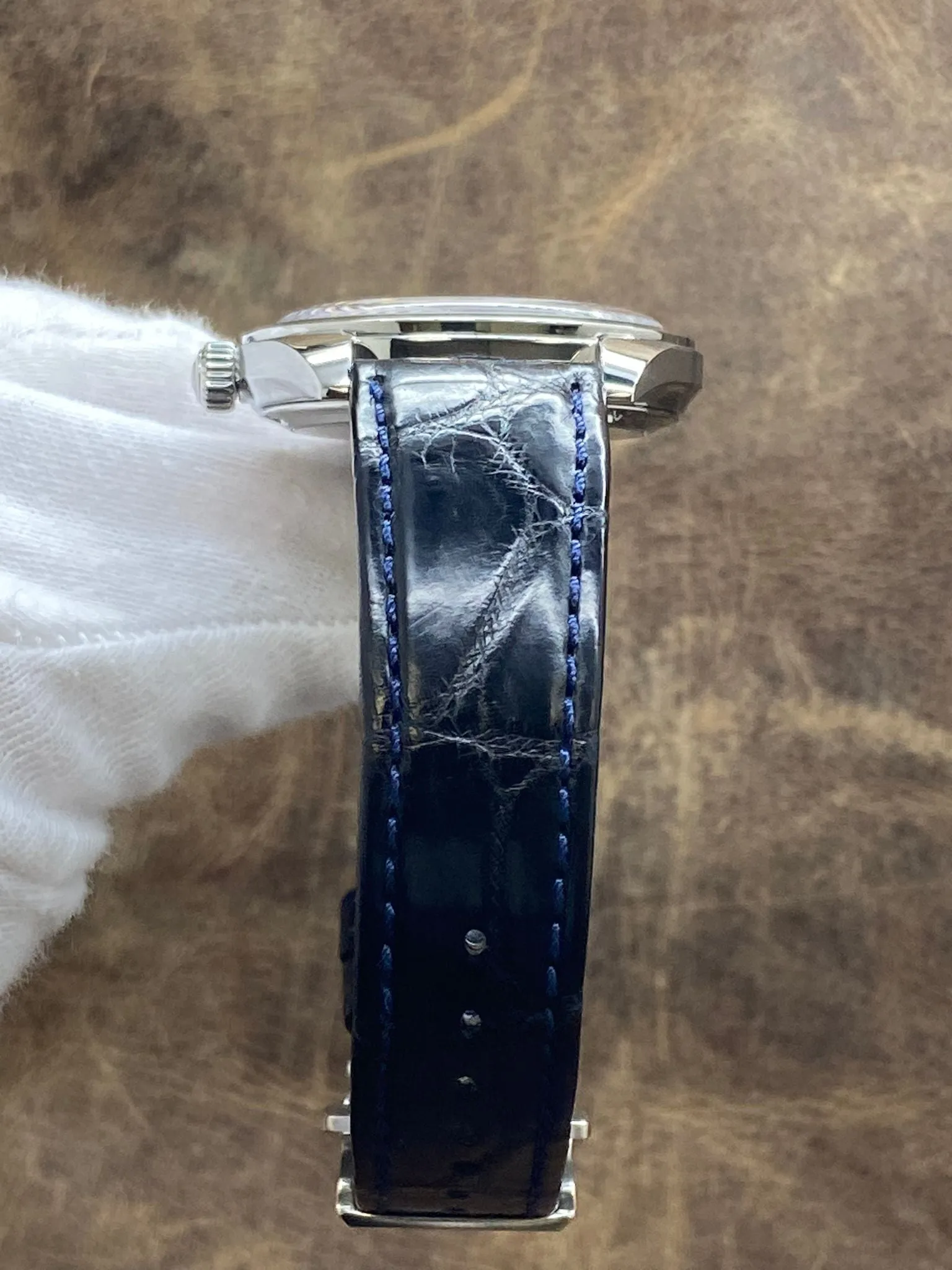 Grand Seiko Elegance Collection Omiwatari SBGY007 Blue Dial Spring Drive Men's Watch